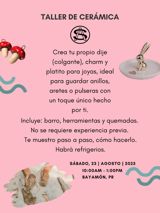 Crea tu propio colgante y platito para joyas