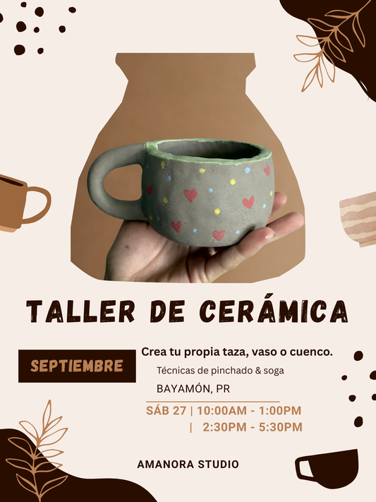 Taller de Cerámica: Crea tu propia taza, vaso o cuenco