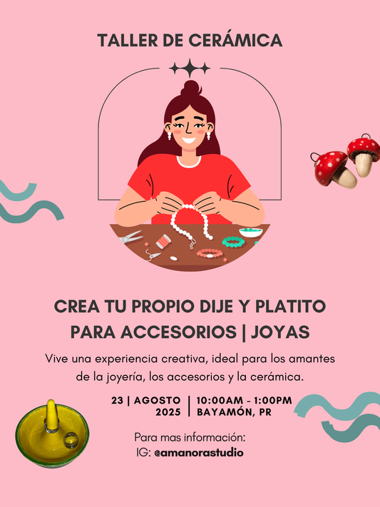 Crea tu propio colgante y platito para joyas